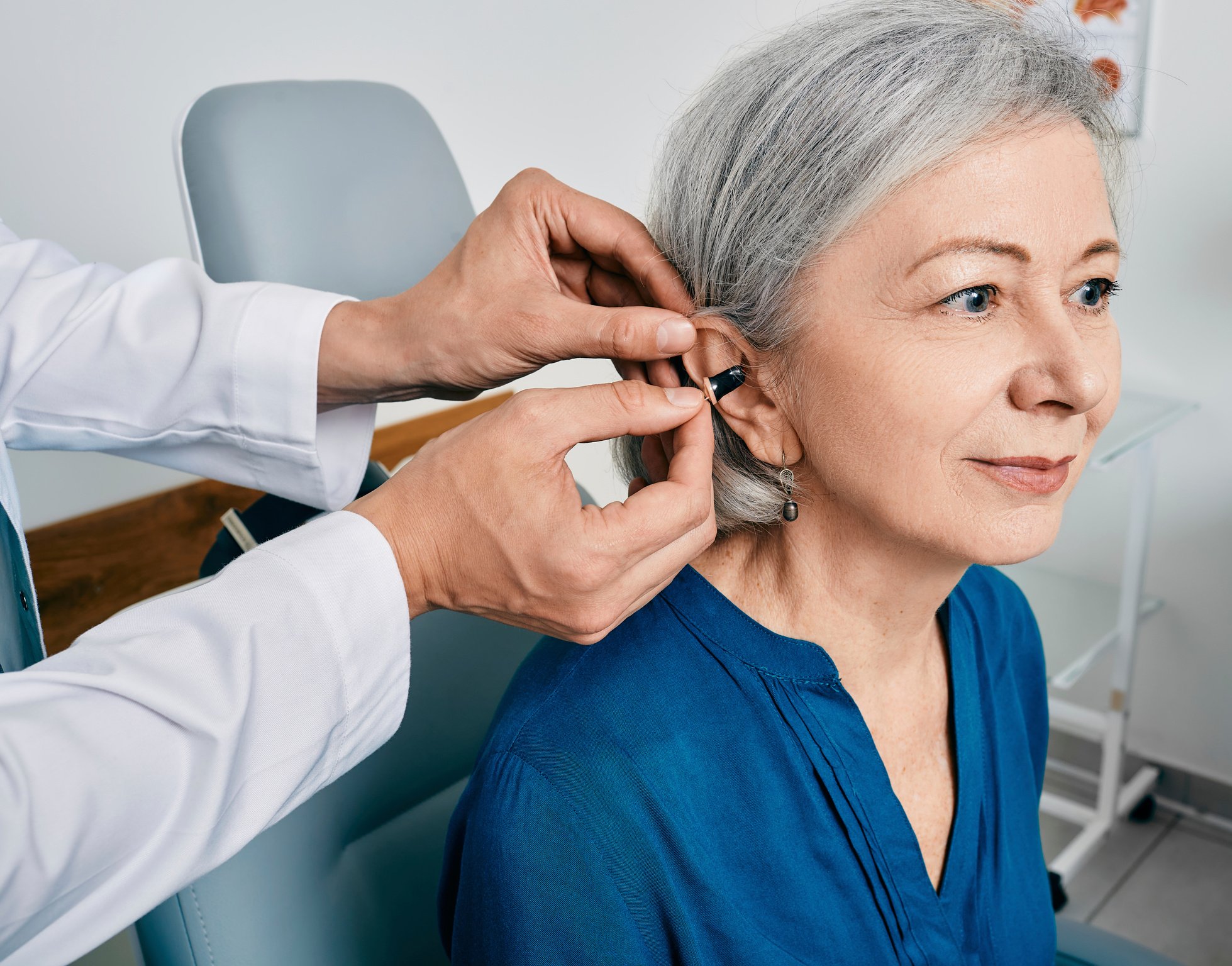 Intra-ear hearing aid fitting